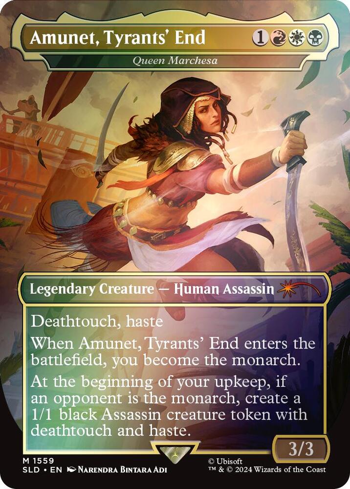 Amunet, Tyrants' End - Queen Marchesa (Rainbow Foil) | Secret Lair Drop Series #1559