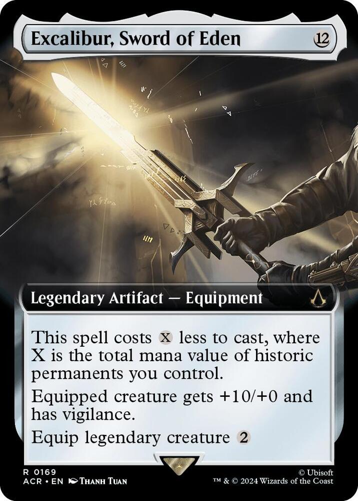 Excalibur, Sword of Eden (Extended Art) | Universes Beyond: Assassin's Creed #169