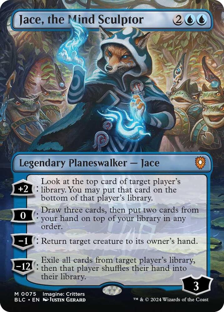 Jace, the Mind Sculptor (Borderless) | Commander: Bloomburrow #75