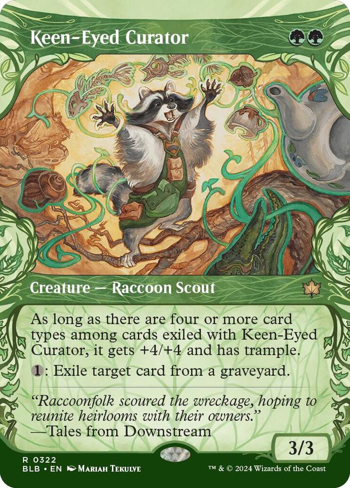Keen-Eyed Curator (Showcase) | Bloomburrow #322