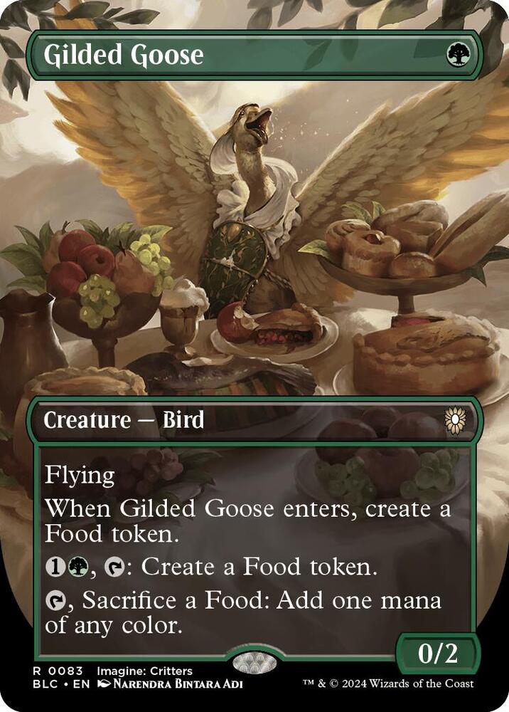 Gilded Goose (Borderless) | Commander: Bloomburrow #83