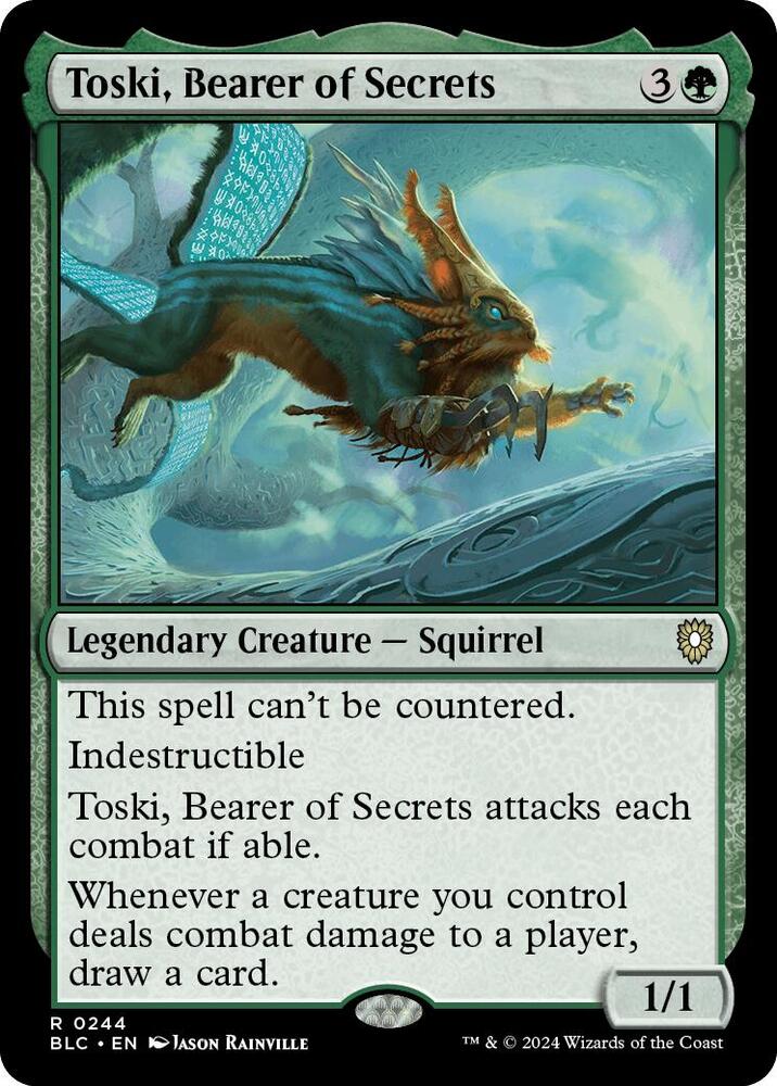 Toski, Bearer of Secrets | Commander: Bloomburrow #244