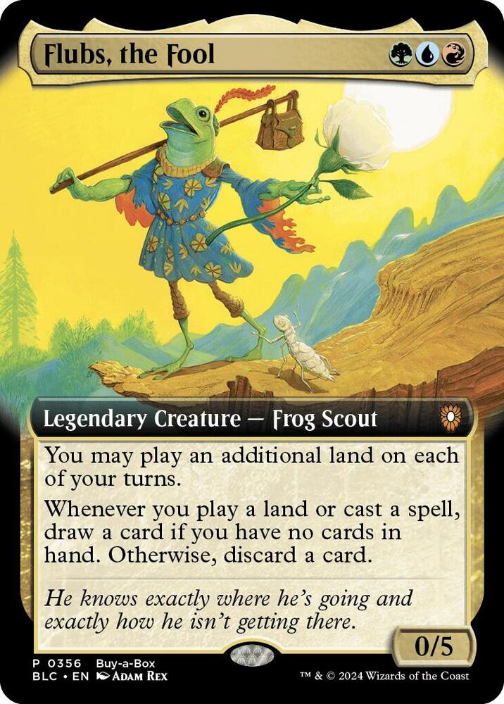 Flubs, the Fool (Extended Art) | Buy-A-Box Promos #356