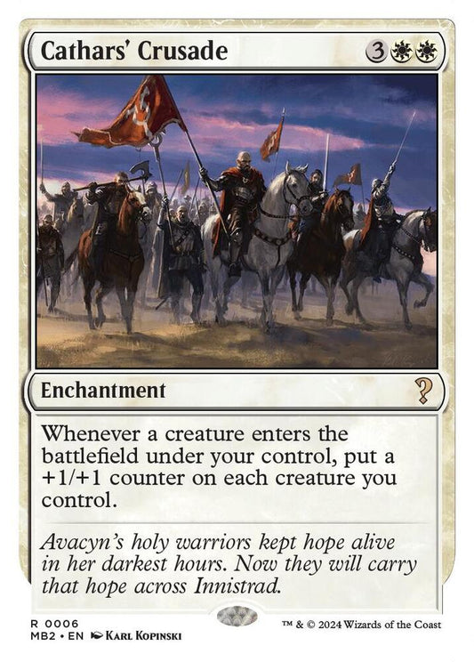 Cathars' Crusade (White Border) | Mystery Booster 2 #6