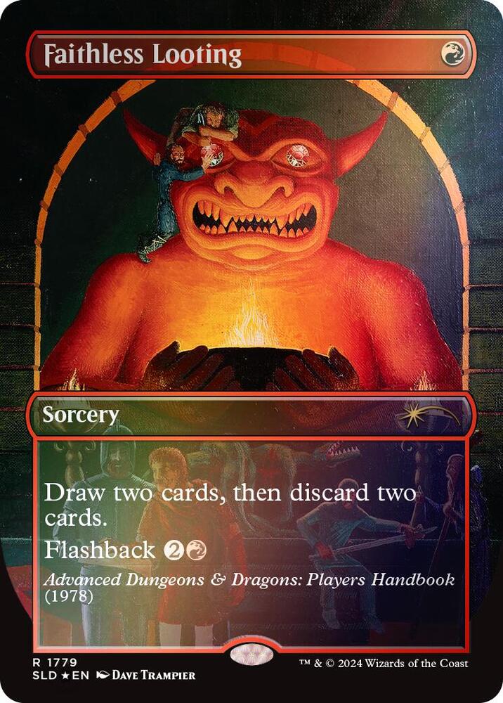 Faithless Looting (Rainbow Foil) | Secret Lair Drop Series #1779