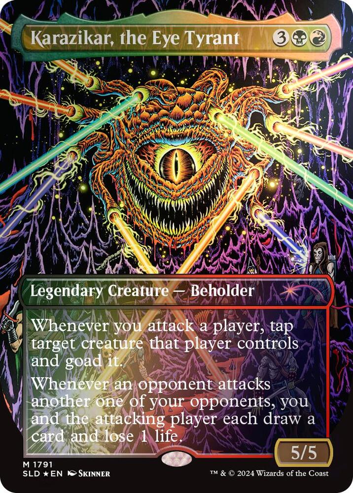 Karazikar, the Eye Tyrant (Rainbow Foil) | Secret Lair Drop Series #1791