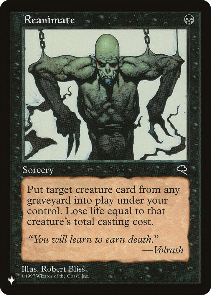 Reanimate | The List Reprints #unknown