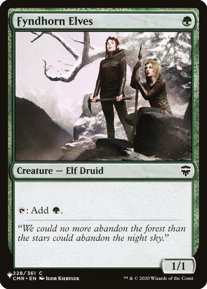 Fyndhorn Elves | The List Reprints #228/361