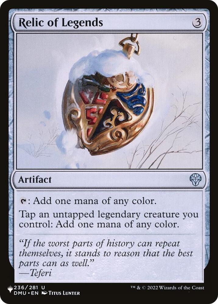 Relic of Legends | The List Reprints #236/281