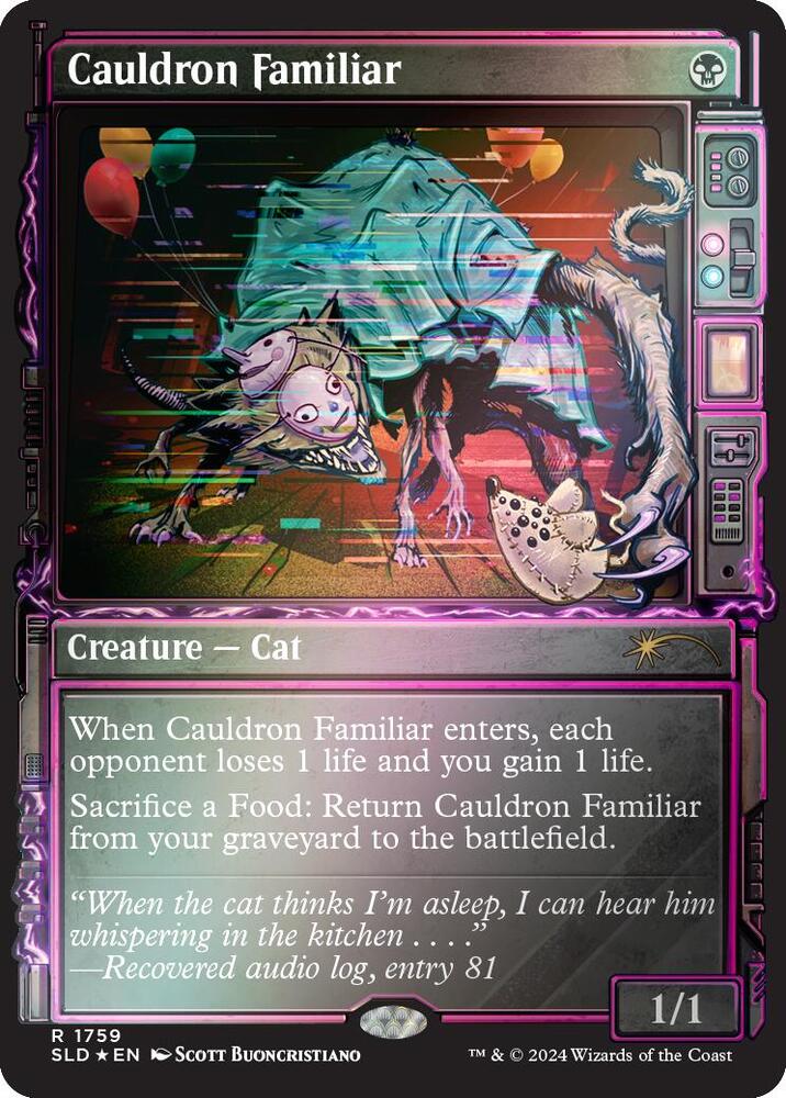 Cauldron Familiar (Rainbow Foil) | Secret Lair Drop Series #1759