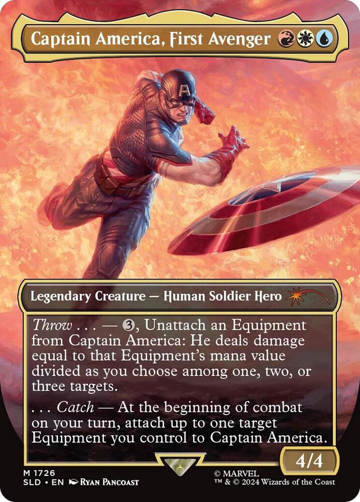 Captain America, First Avenger (Rainbow Foil) | Secret Lair Drop Series #1726