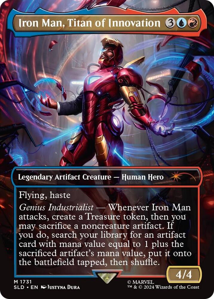 Iron Man, Titan of Innovation (Rainbow Foil) | Secret Lair Drop Series #1731