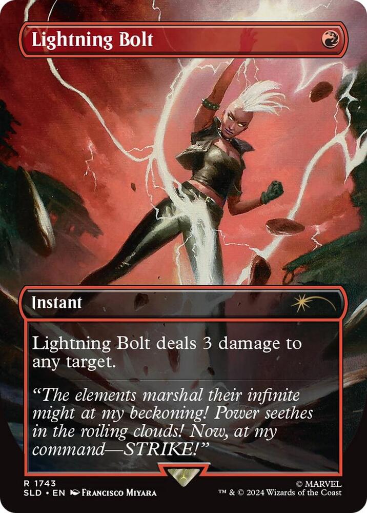 Lightning Bolt (1743) (Rainbow Foil) | Secret Lair Drop Series #1743