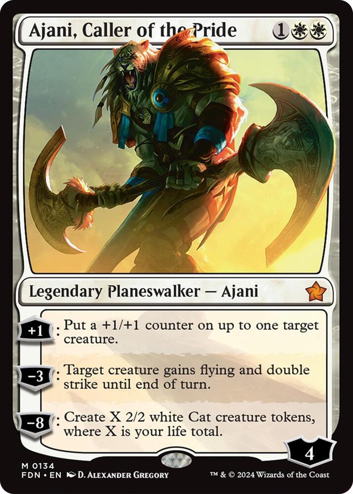 Ajani, Caller of the Pride | Foundations #134