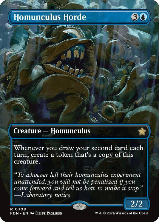 Homunculus Horde (Borderless) | Foundations #308