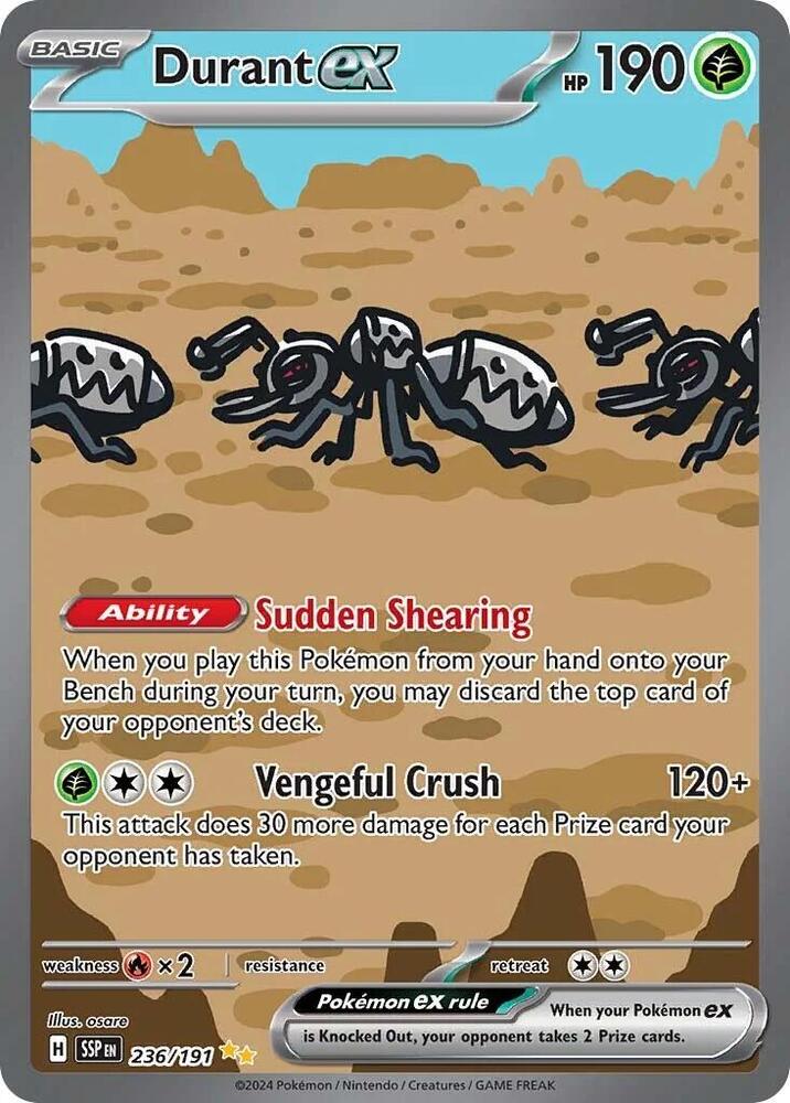 Durant ex - 236/191 | SV08: Surging Sparks #236/191