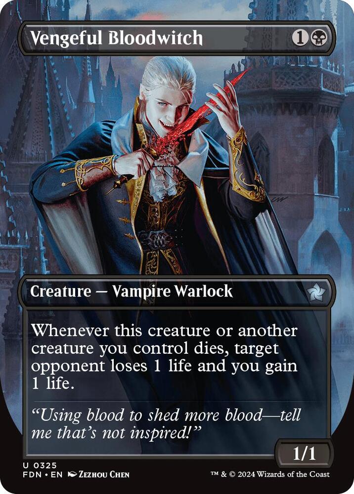 Vengeful Bloodwitch (Borderless) | Foundations #325