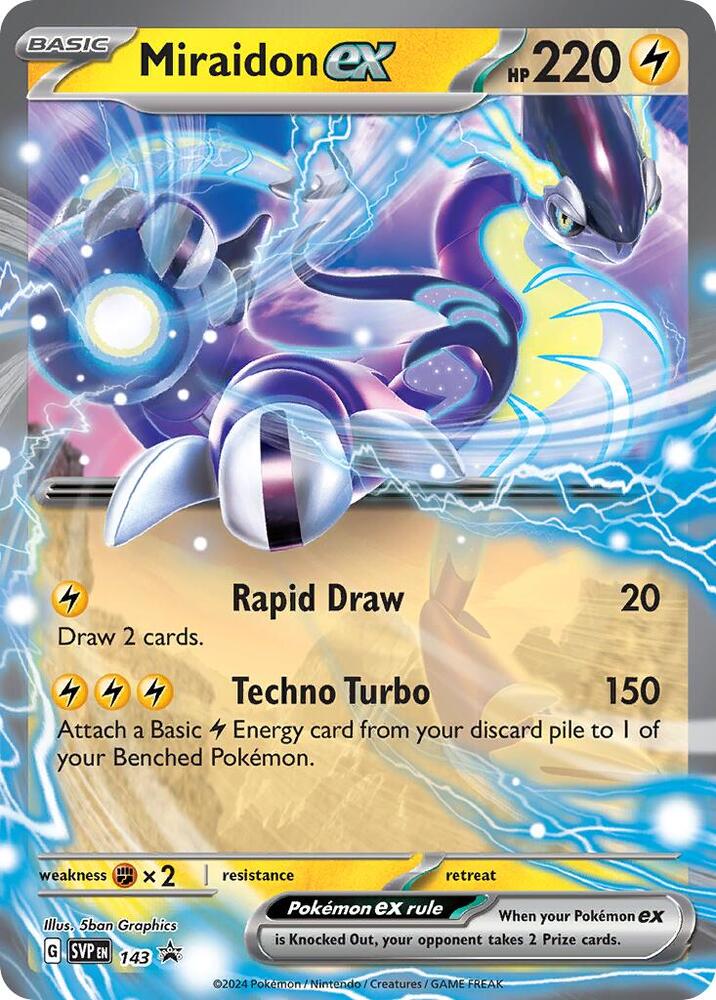 Miraidon ex - 143 | SV: Scarlet & Violet Promo Cards #143