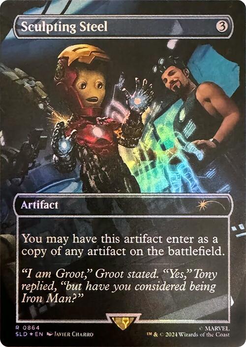 Sculpting Steel (Rainbow Foil) | Secret Lair Drop Series #864