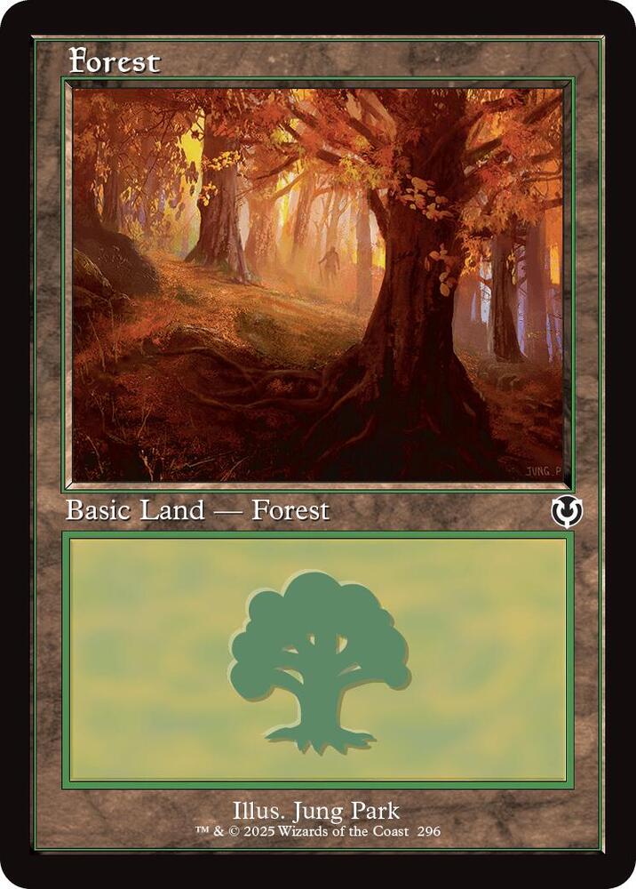 Forest (296) (Retro Frame) | Innistrad Remastered #296