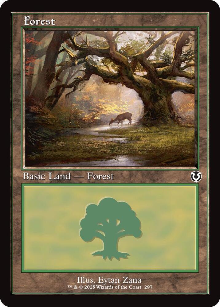 Forest (297) (Retro Frame) | Innistrad Remastered #297