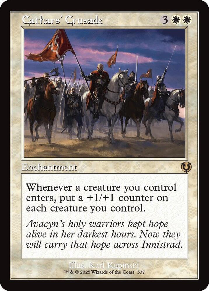 Cathars' Crusade (Retro Frame) | Innistrad Remastered #337