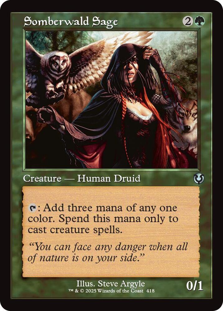 Somberwald Sage (Retro Frame) | Innistrad Remastered #418