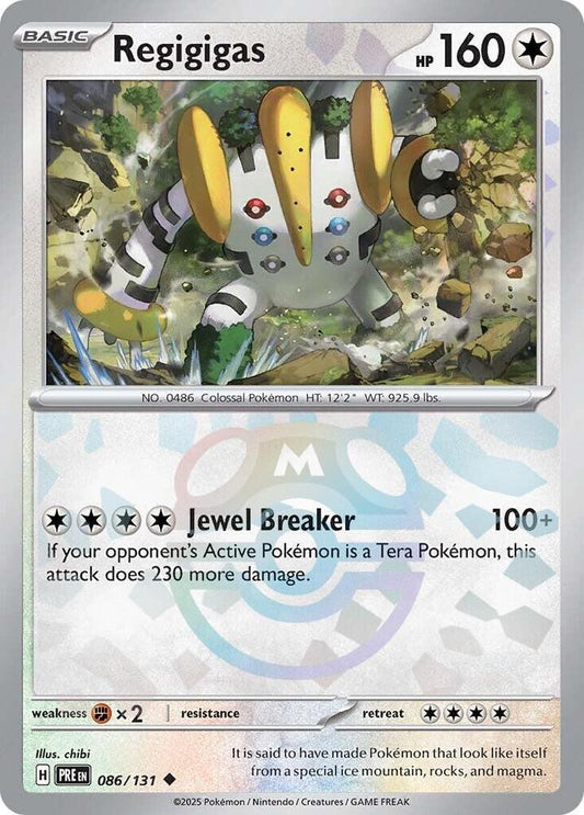 Regigigas (Master Ball Pattern) | SV: Prismatic Evolutions #086/131