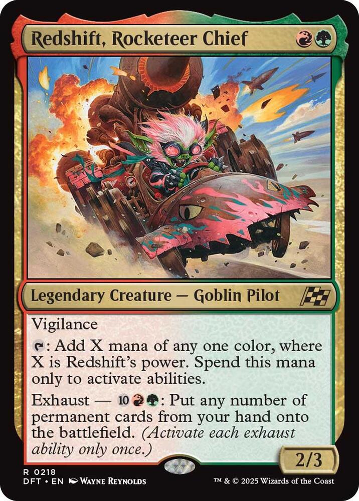 Redshift, Rocketeer Chief | Aetherdrift #218