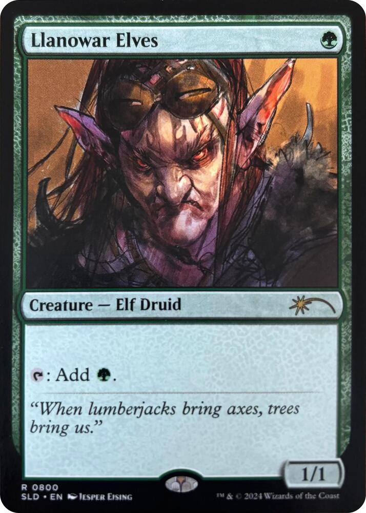 Llanowar Elves (0800) | Secret Lair Drop Series #800