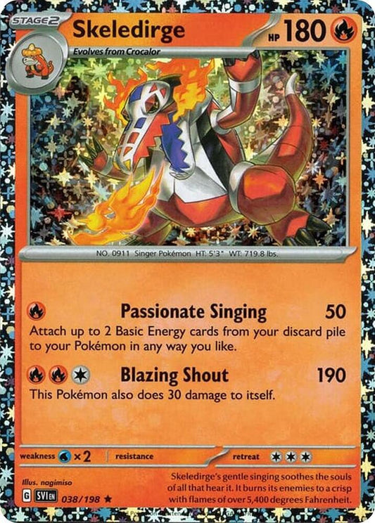 Skeledirge - 038/198 (Sparkle Holo) | Miscellaneous Cards & Products #038/198