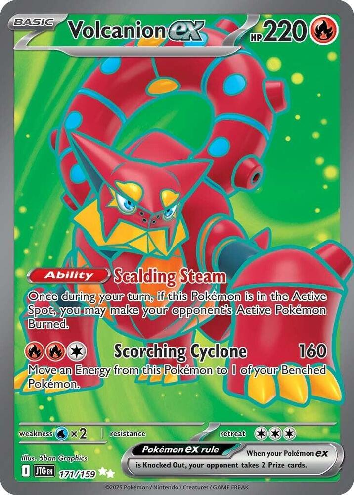 Volcanion ex - 171/159 | SV09: Journey Together #171/159