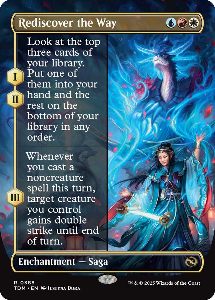 Rediscover the Way (Borderless) | Tarkir: Dragonstorm #388