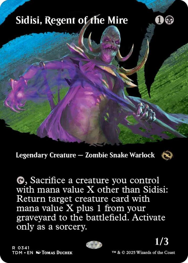 Sidisi, Regent of the Mire (Borderless) | Tarkir: Dragonstorm #341