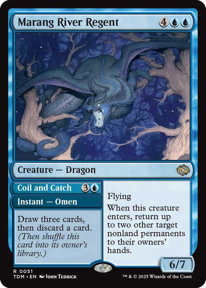 Marang River Regent // Coil and Catch | Tarkir: Dragonstorm #51