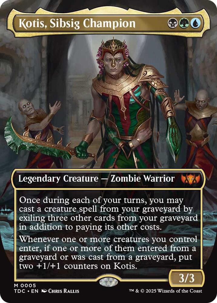 Kotis, Sibsig Champion (Borderless) | Commander: Tarkir: Dragonstorm #5
