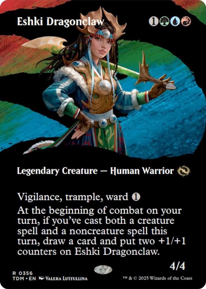 Eshki Dragonclaw (Borderless) | Tarkir: Dragonstorm #356