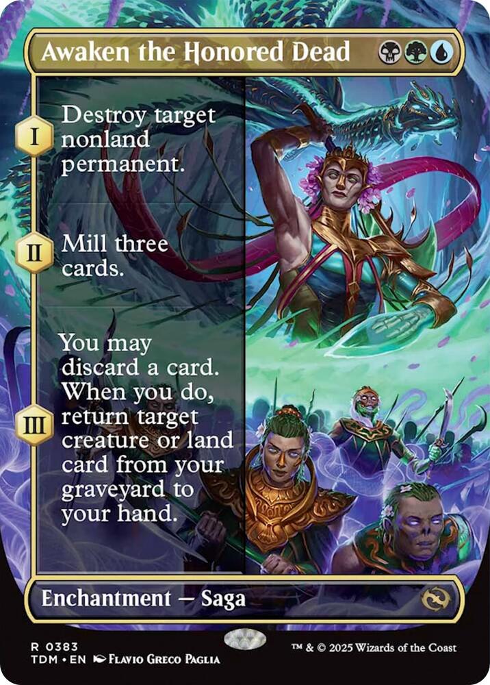 Awaken the Honored Dead (Borderless) | Tarkir: Dragonstorm #383