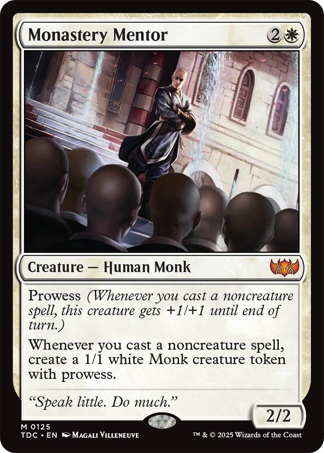 Monastery Mentor | Commander: Tarkir: Dragonstorm #125