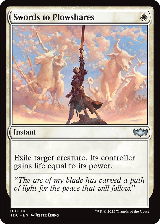 Swords to Plowshares | Commander: Tarkir: Dragonstorm #134