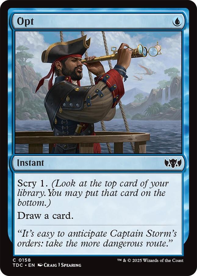 Opt | Commander: Tarkir: Dragonstorm #158