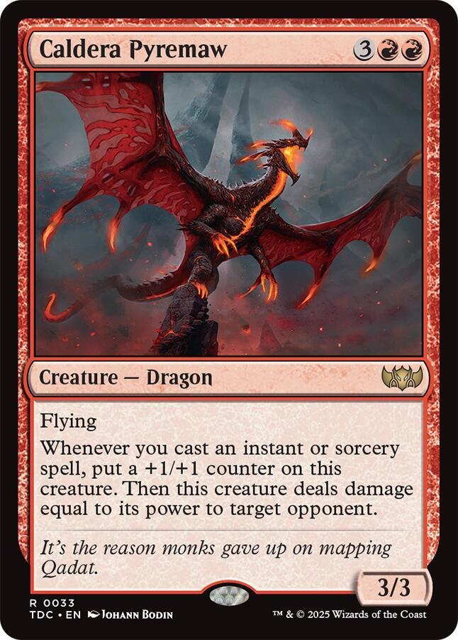 Caldera Pyremaw | Commander: Tarkir: Dragonstorm #33