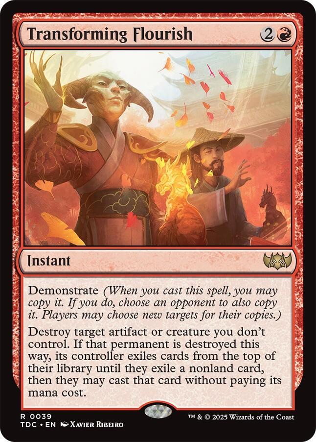 Transforming Flourish | Commander: Tarkir: Dragonstorm #39