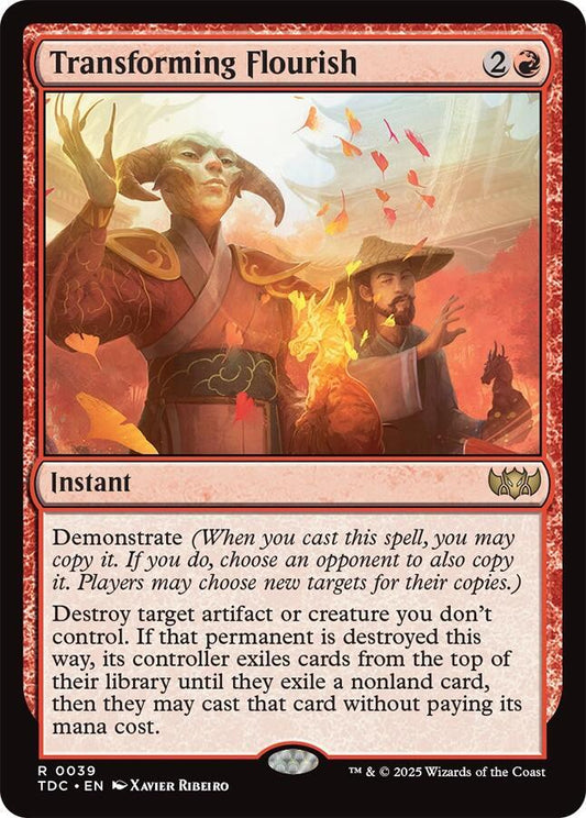 Transforming Flourish | Commander: Tarkir: Dragonstorm #39