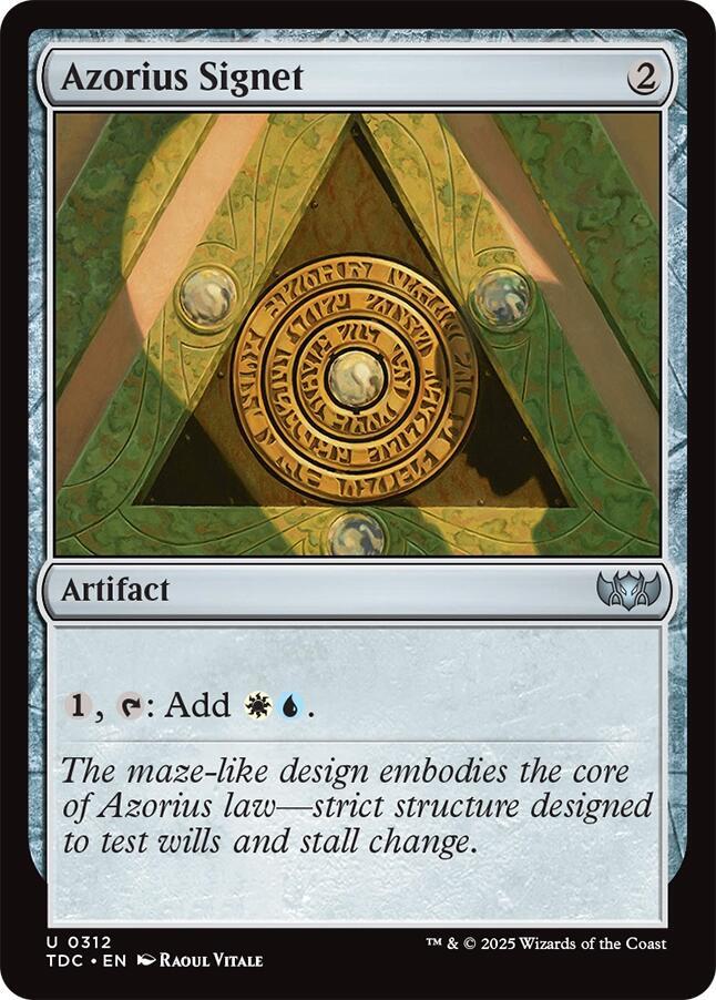 Azorius Signet | Commander: Tarkir: Dragonstorm #312