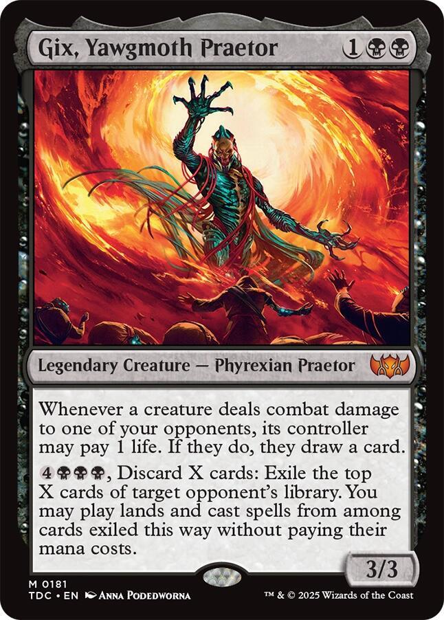 Gix, Yawgmoth Praetor | Commander: Tarkir: Dragonstorm #181