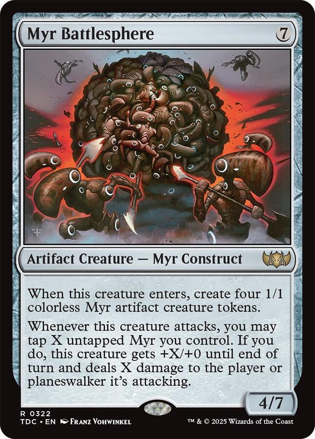 Myr Battlesphere | Commander: Tarkir: Dragonstorm #322