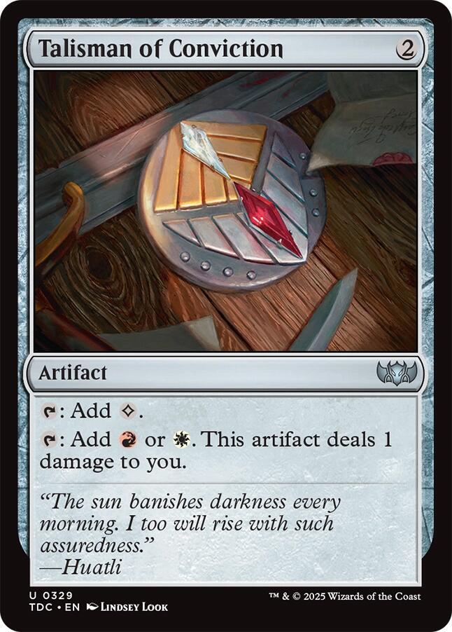 Talisman of Conviction | Commander: Tarkir: Dragonstorm #329