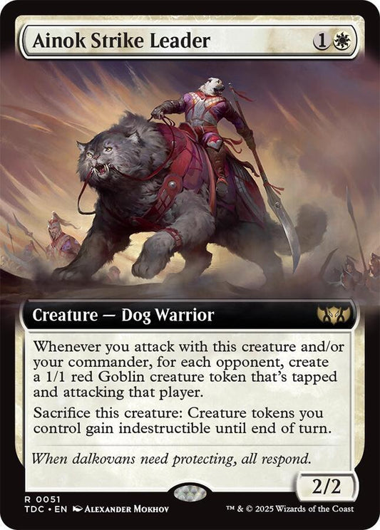Ainok Strike Leader (Extended Art) | Commander: Tarkir: Dragonstorm #51