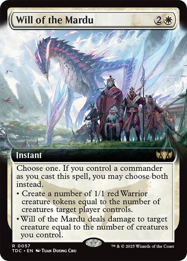 Will of the Mardu (Extended Art) | Commander: Tarkir: Dragonstorm #57